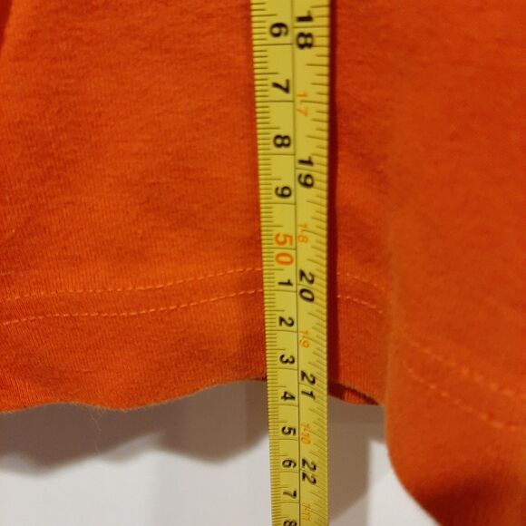 Tory Burch Orange Half Button Short Sleeve Womens Polo Shirt Size S - Picture 8 of 8